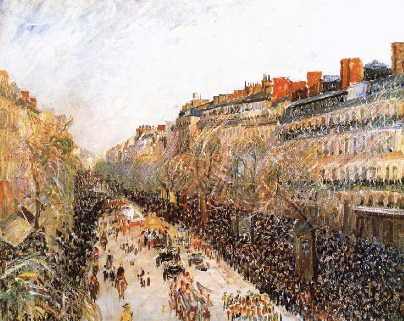 Camille Pissarro Boulevard Montmartre France oil painting art